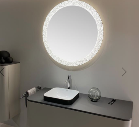 Duravit Happy D.2 Зеркало с подсветкой L900*P55мм, декор подсветки organic HP7486G0000