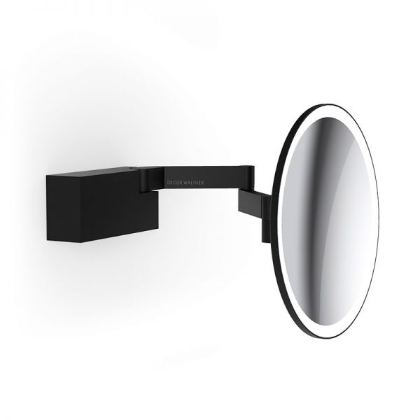 Decor Walther 0123160 - VISION R Косметическое зеркало, черный матовый