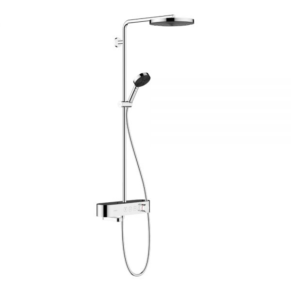 Душевая система Pulsify S Showerpipe 260 1jet с термостатом  для ванны ShowerTablet 400, 24230000 ― DuraStar.ru