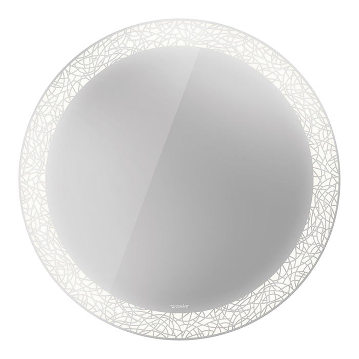 Duravit Happy D.2 Plus Зеркало с подсветкой organic, круглое 70x70x4.7см, сенсорное управление