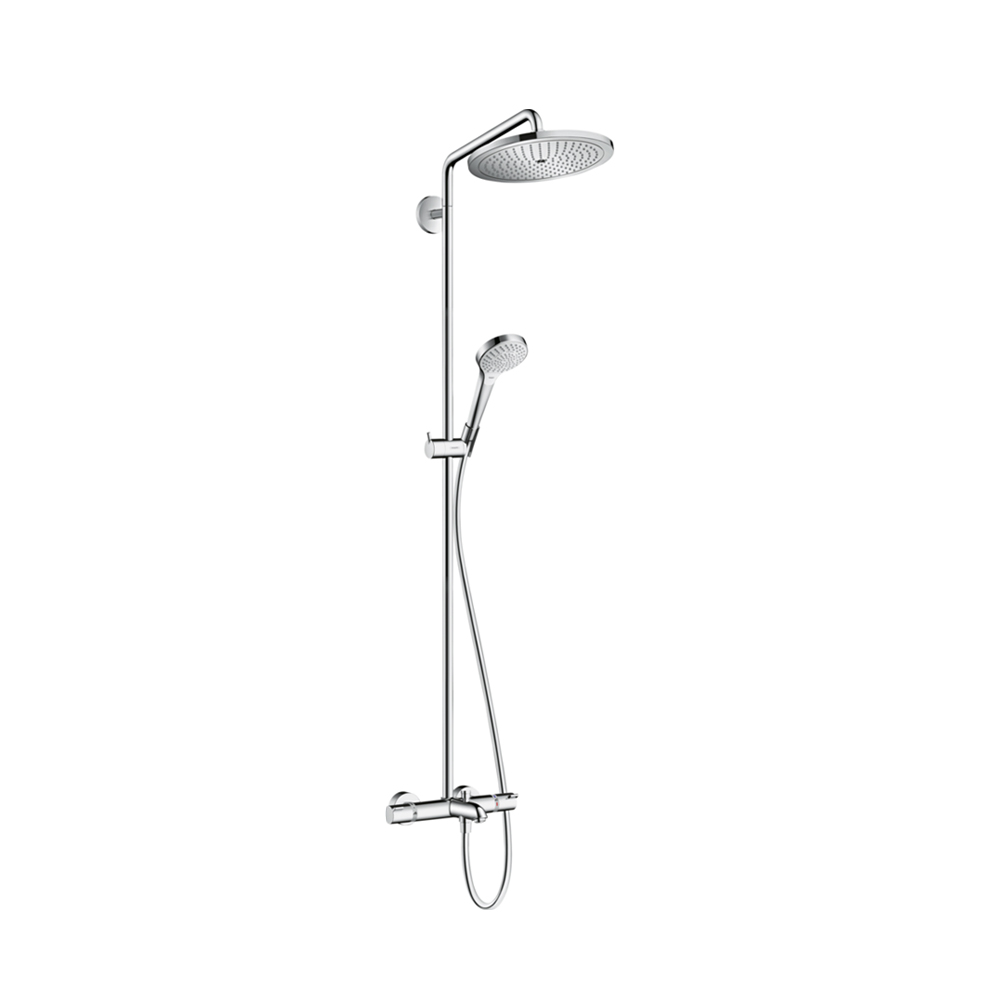 Душевая система Showerpipe 280 1jet с термостатом для ванны 26792000 Croma Select S